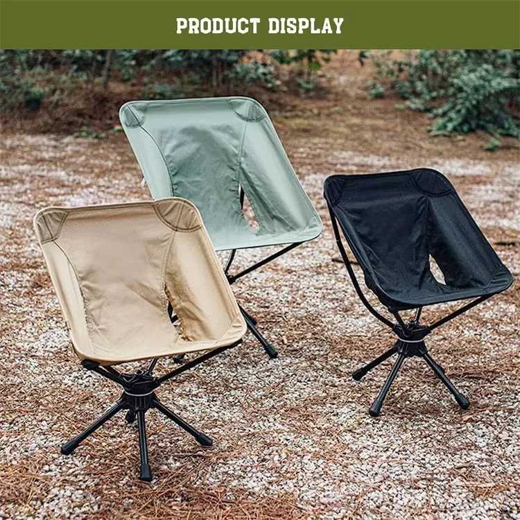 Multi‑color 360 swivel moon chair outdoor camping display